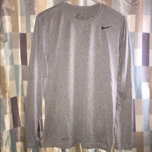 Long sleeve dri fit Nike shirt